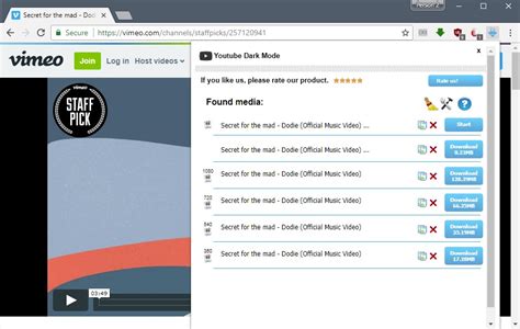 video downloader chrome extension 2018